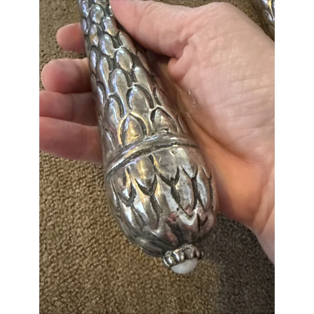 Vintage Silverplate Salad Serving Spoons Entertainment Set Of Two 12